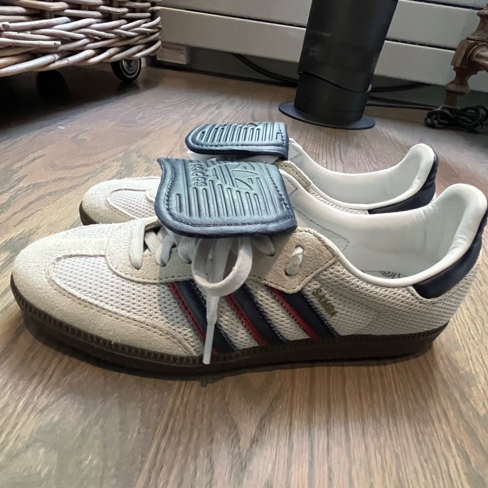 Adidas samba LT.  crystal/blue size 8 women